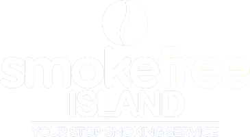 White Smokefree Island logo