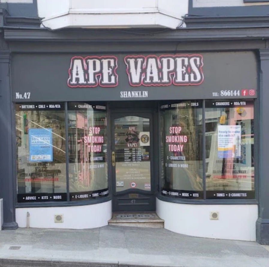 Ape Vapes Shanklin storefront